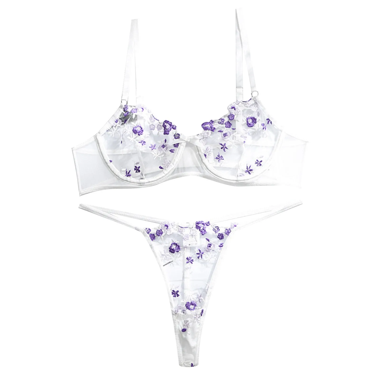Women Sexy Transparent Mesh Lingerie Embroidery Bralette Lingerie Porn Costumes Lingerie Sexy 2025 Lingerie For new Women Naughty