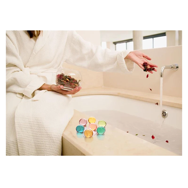50Pcs Ocean flavor Spa Body Moisturizing Essential Oil Bath oil beads pearl bath bead moisturizing prevents skin from drying