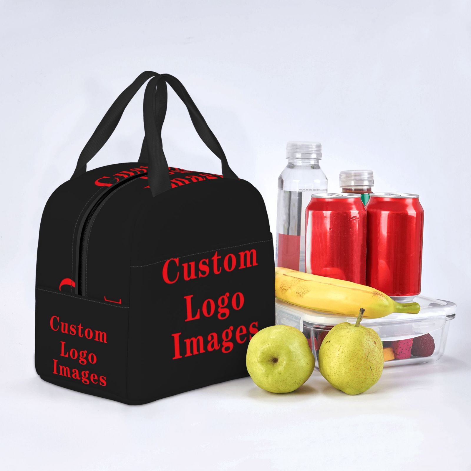 Custom Your Design Portable Lunch Box Women Customized Logo Printed Thermal Cooler Food Insulated Lunch Bag School Children