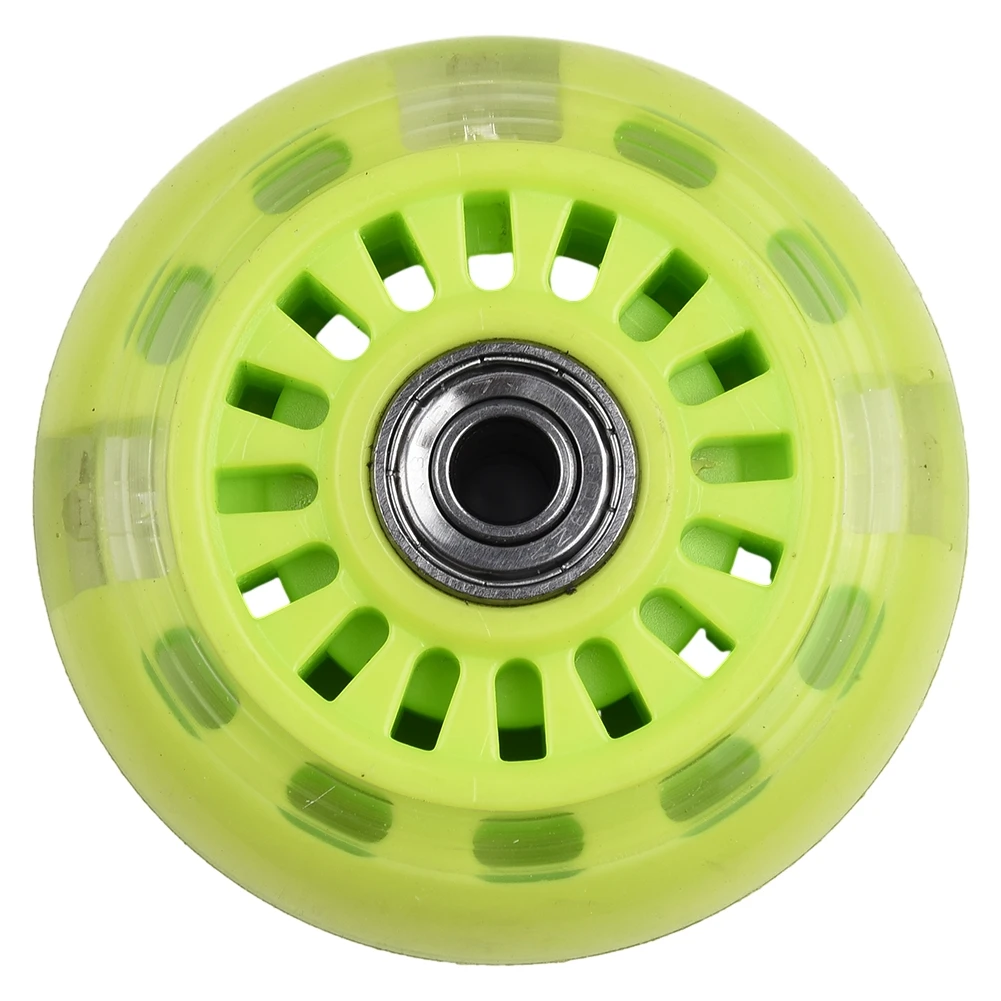 Kid Scooter Wheel Flash Wheel Mute Wheels For Micro Scooter Night Flashing Light Kid Car Toy Wheel Scooters Accessories