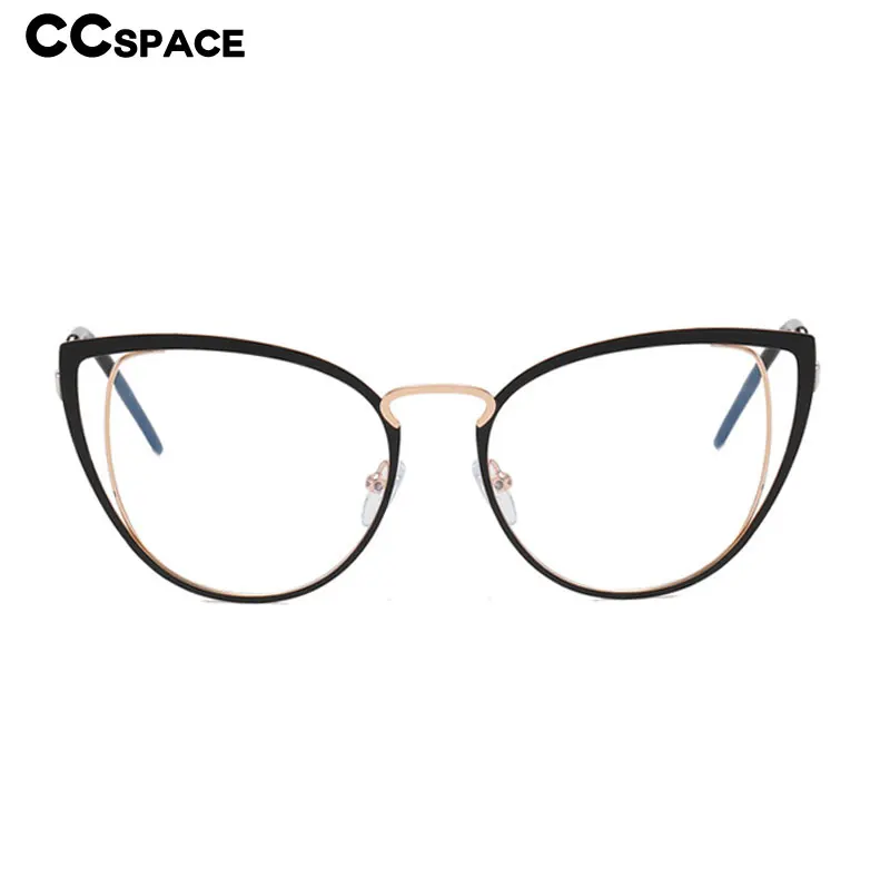 new R55583 Vintage Classic Blue Light Proof Cat Eye Metal Presbyopia Brand Designer Fashionable Round 2025 Optical Frame Computer Glasses