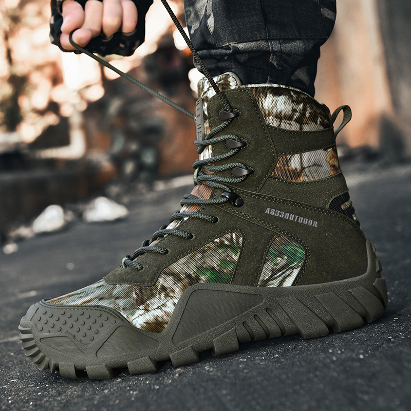 Outdoor High Top Mens Hiking Waterproof Men Trekking Hunting Sneakers hot Mountain Climbing Boots Botas Tacticas Hombre