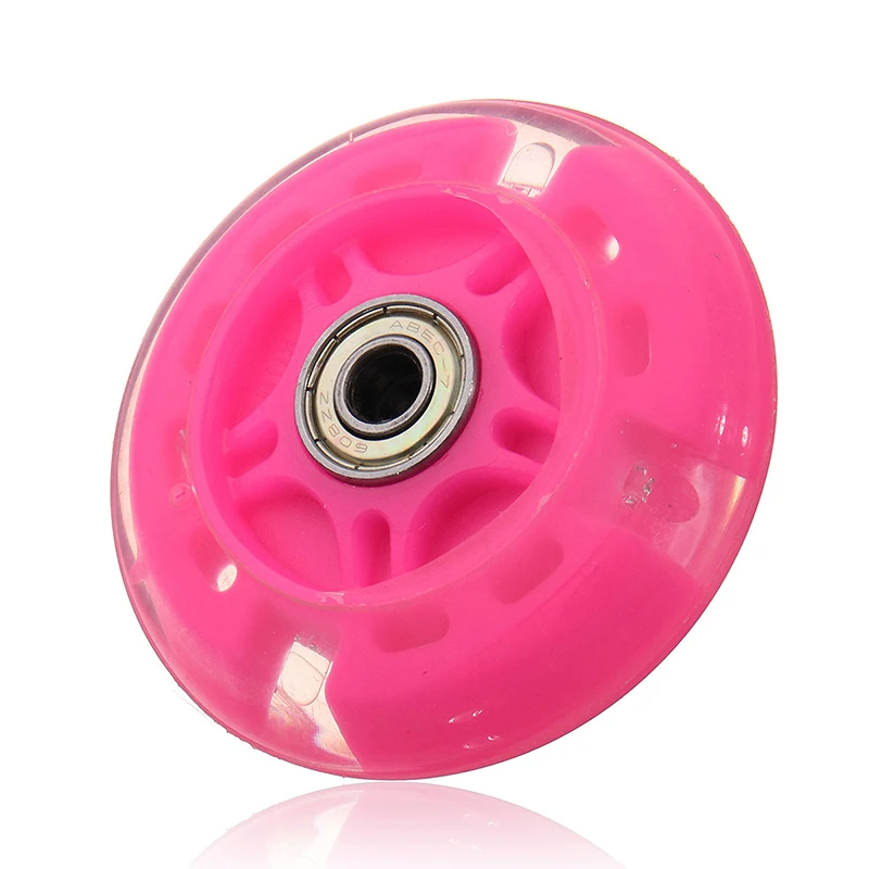 Kid Scooter Wheel Flash Wheel Mute Wheels For Micro Scooter Night Flashing Light Kid Car Toy Wheel Scooters Accessories