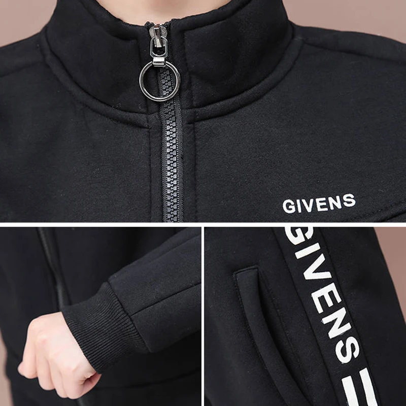 Faux Lambswool Zip Up Sweatshirt Casual Warm Fleece Pant Suit Autumn Winter Plus Velvet Thick Hooded Tracksuit Women 2 Piece Set
