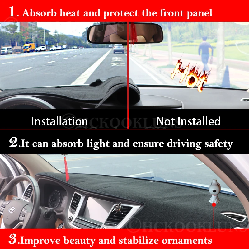 Dashboard Cover Protective Pad for Suzuki Vitara 2015~2019 Accessories Dash Board Sunshade for Maruti LY 2018 2017 2016