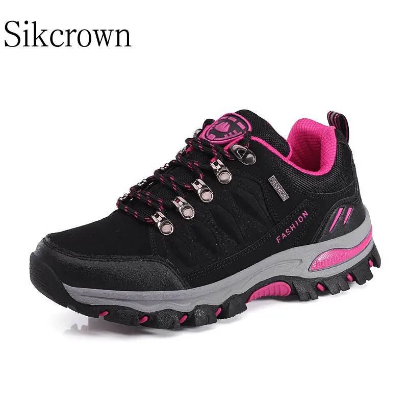 Shoes for Women Hiking Boots Men Winter Outdoor Walking Climbing Shoes Mountain Brand Luxury Sport Boots Hunting Mens Sneakers