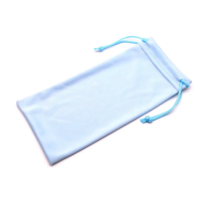 5pcs/lot Cloth Glasses new Bag New Drawstring Sunglass Bag Microfiber 2025 Dust Proof Pouch Very Soft Eyeglasses Pouch Eyewear Cases Bags