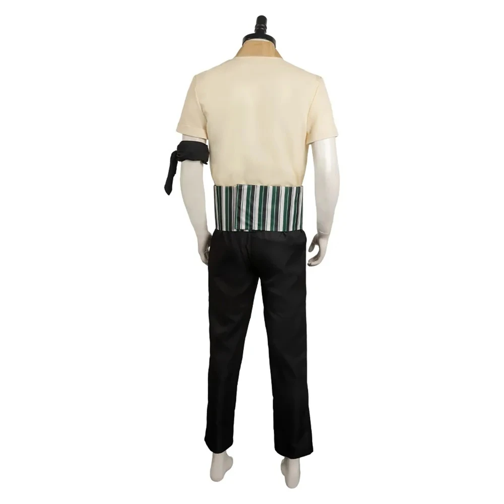 2023 New Halloween Party Men Roronoa Zoro Cosplay Costume Stage Performance Japanese Anime Samurai Boys Traditional Clothing