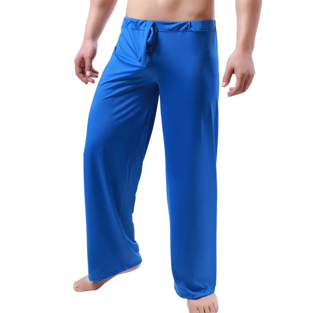 Long Casual Pants Men Loose Jogging Pants Casual Men Solid Color Drawstring 2025 Homewear new Yoga Pants Loose Trousers pantalones hombre
