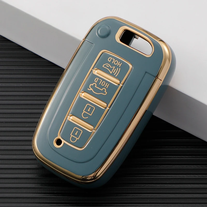 Key 3/4 Buttons Car Case Cover Shell Fob For Kia Hyundai EQUUS Optima K5 Forte Opirus ddmysmile Rohens Ix35 SOUL SORENTO MOHAVE Borrego Smile