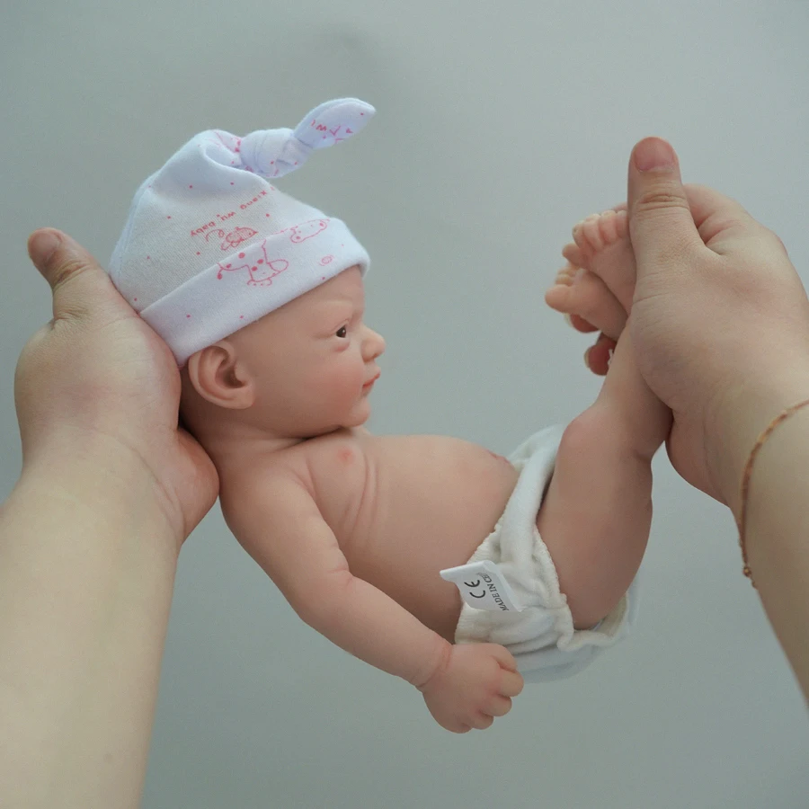 12" Micro Preemie Full Body Silicone Baby Doll Girl "Luna" Lifelike Reborn Doll Surprice Children Anti-Stress