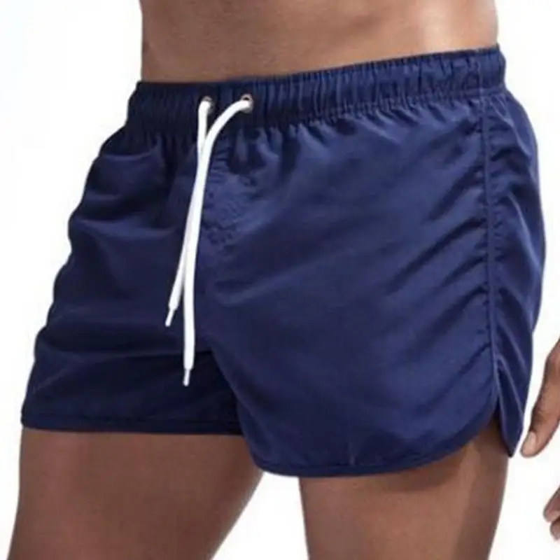 Shorts For Mens 2023 Summer Men's Swimwear Shorts Brand Beachwear Sexy Swim Trunks Men Swimsuits Low Waist Breathable Beach Wear