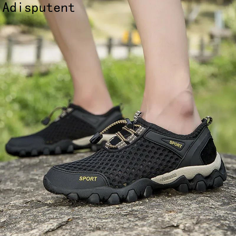 Casual Sneakers For Men Breathable Shoes For Mens Climbing Hiking 2025 new Trekking Shoes Men Outdoor Beach Wading Tenis Barefoot Sneaker