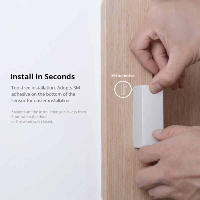 SONOFF DW2 WiFi/ DW2-RF Smart Door Window Sensor Door Open/Closed Detectors eWeLink Smart Home Alarm Work With Alexa Google Home