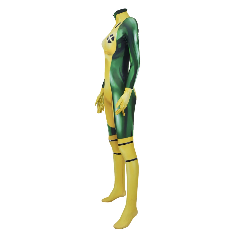 Rogue Costume Superhero 2025 Cosplay new Suit Halloween Zentai Party Jumpsuits