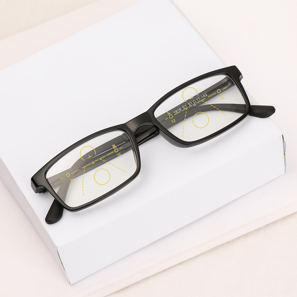 1PC Progressive Reading Glasses Men Women Multifocal Bifocal Anti Blue Light Magnifying Presbyopic EyeGlasses +1.0~+4.0