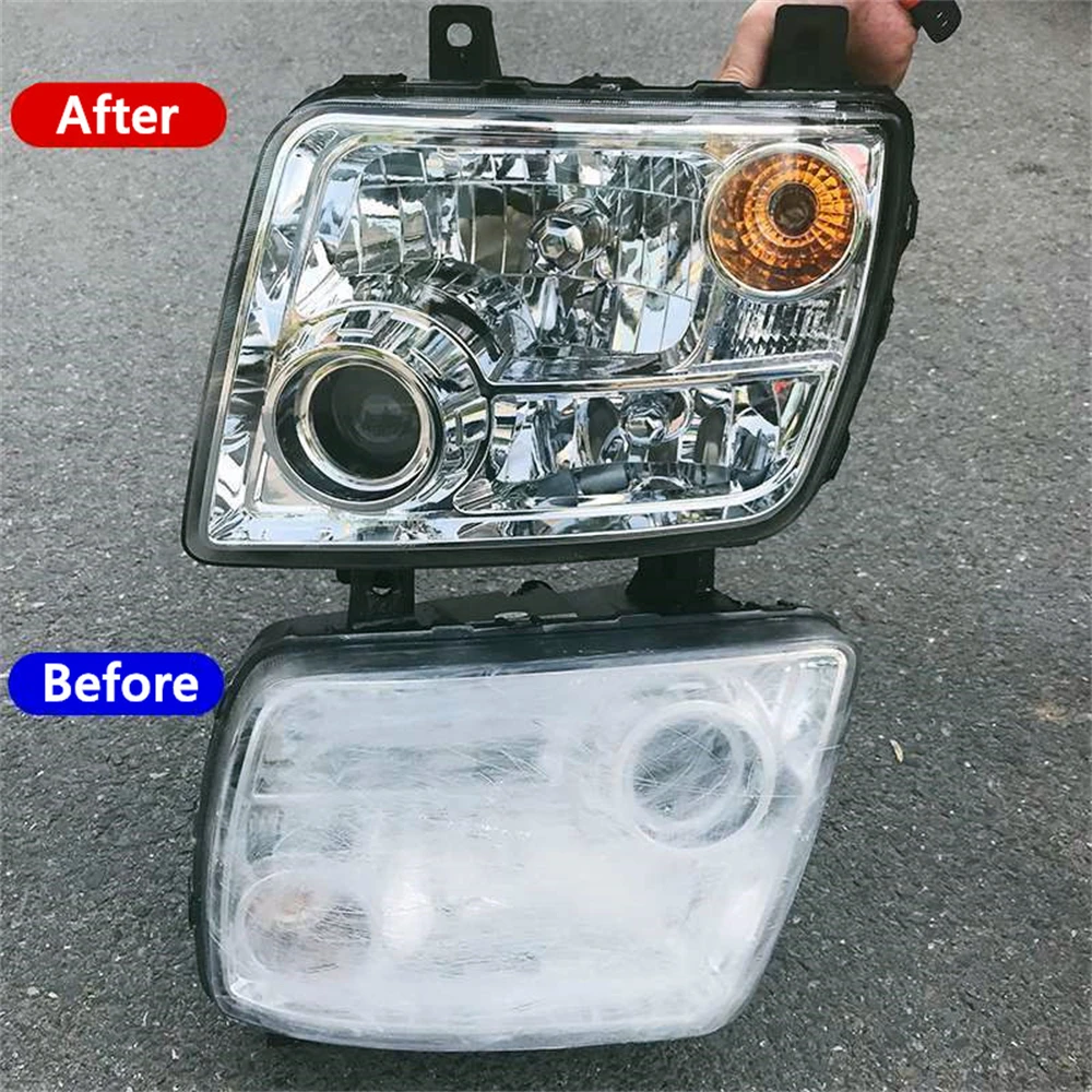 Universal Car Headlamp Restoration/Refurbishment Tool 800ml Headlights Liquid Polymer Repair Polishing Cleaning Headlight Kit