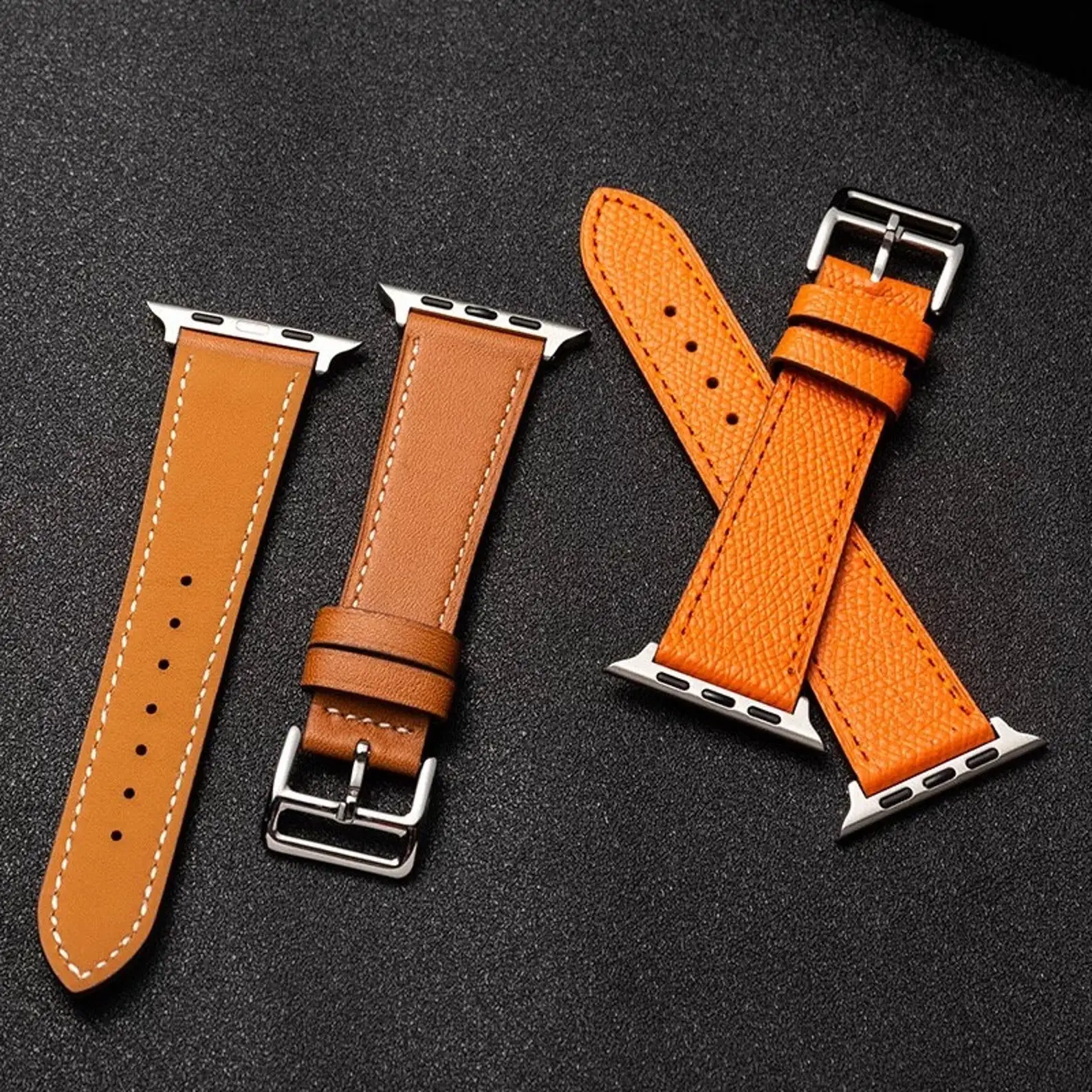 PU Leather strap for Apple watch 44/45/49mm 41mm 40mm Accessorie wristband bracelet for iWatch series 3 4 5 6 SE 7 8 Band