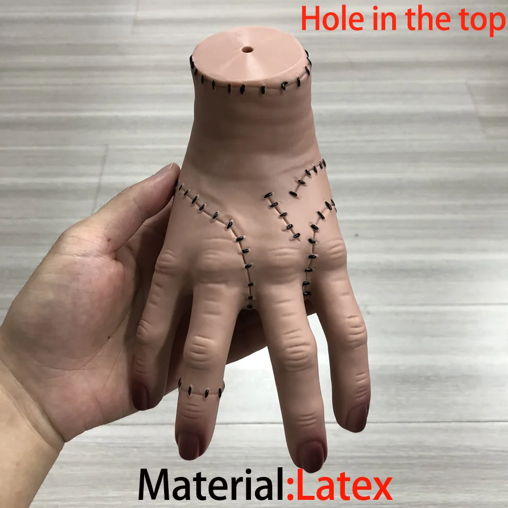 Horror Wednesday 2025 Thing Hand From Addams Family Cosplay Latex new Figurine Home Decor Desktop Crafts Halloween Party Costume Prop