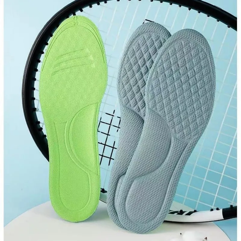 New 4D Massage Sport 2025 Insoles for Shoes Sweat-Absorbing Breathable Deodorant Insole for Feet new Growing Sole Sponge Shoe Inserts Pad