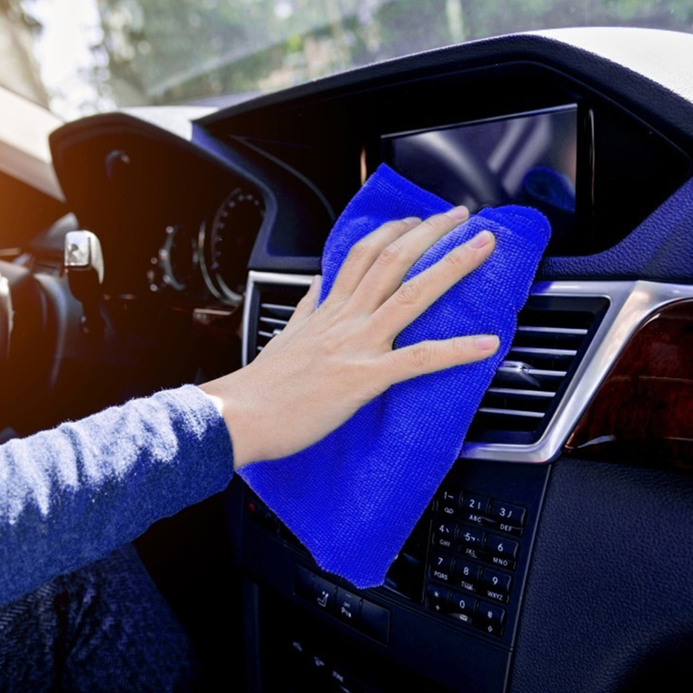 Microfiber Car Cleaning Cloths Thickened Large Soft Cloth Quick Dry Fiber Towel Car Cleaning Towel for Auto Valeting Waxing