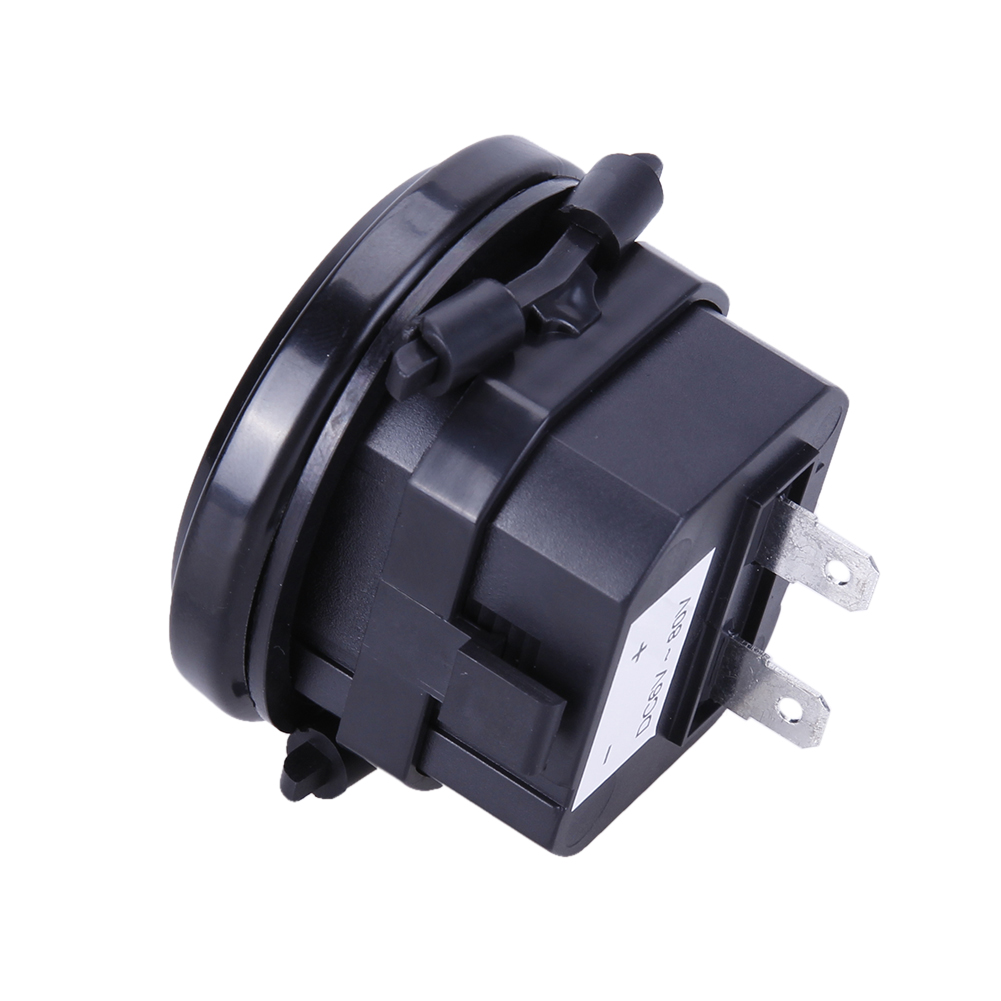 Hour Digital Meter 6V-80V Hour Meter Counter Quartz 2025 Timer for Marine Boat Engine 2" Round Waterproof Gauge Motorcycle Car Trucks 2"