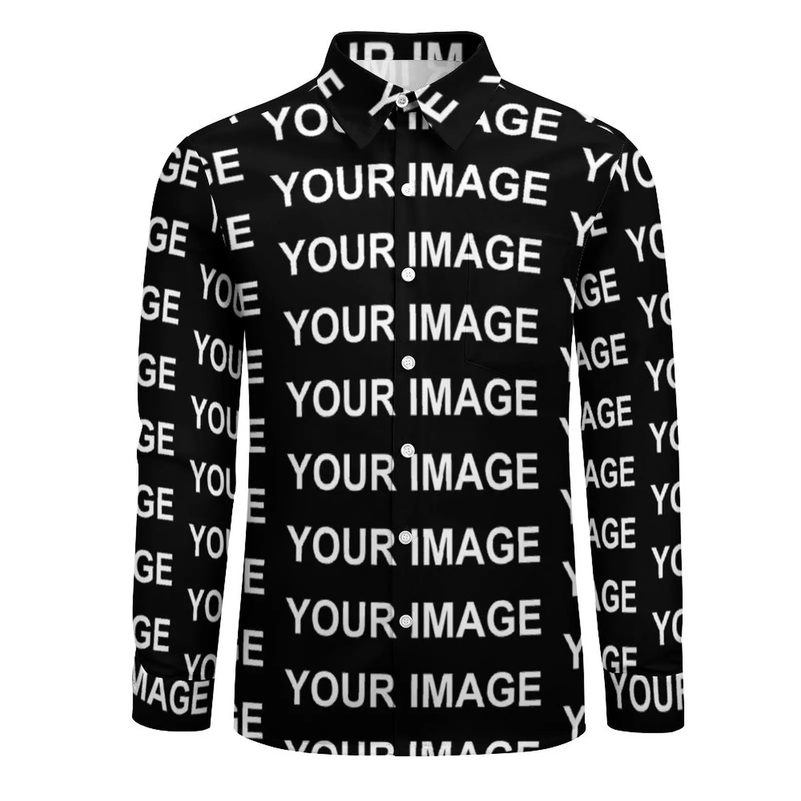 Your Image Customized Shirt new Men Custom Made Design Casual 2025 Shirts Autumn Stylish Graphic Blouses Long Sleeve Retro Oversize Tops