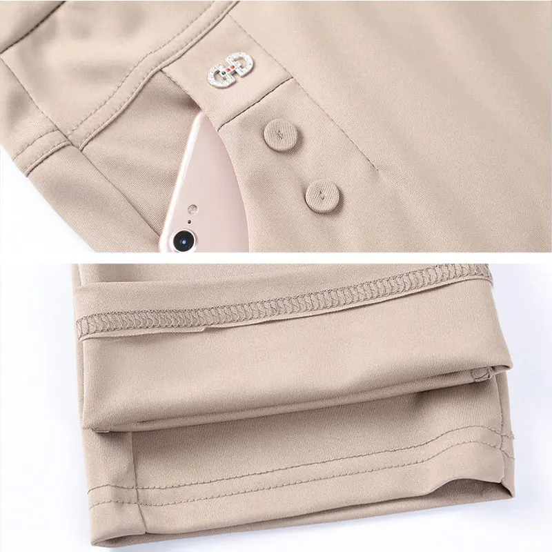 Candy Colors Stretch 2025 Classic Baggy Pants new Women New Summer Thin Straight Trousers Mother Casual High Waist Pantalones Slim Capris