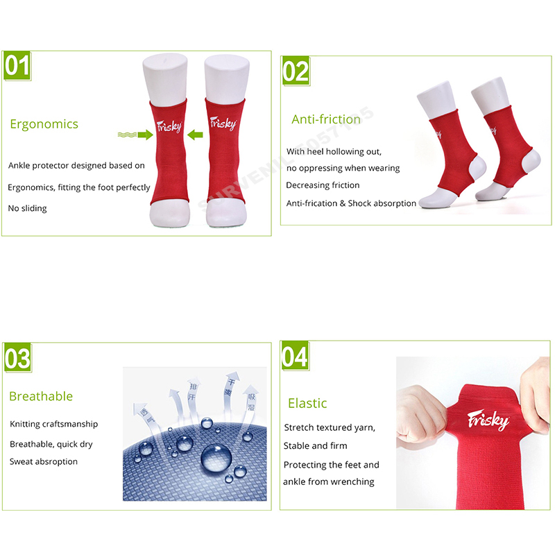 Muay Thai Anklet Men Women Kids Ankle Support Fight Kickboxing Socks Sports Braces Leg Protector for Gym Kick Boxing Accessories