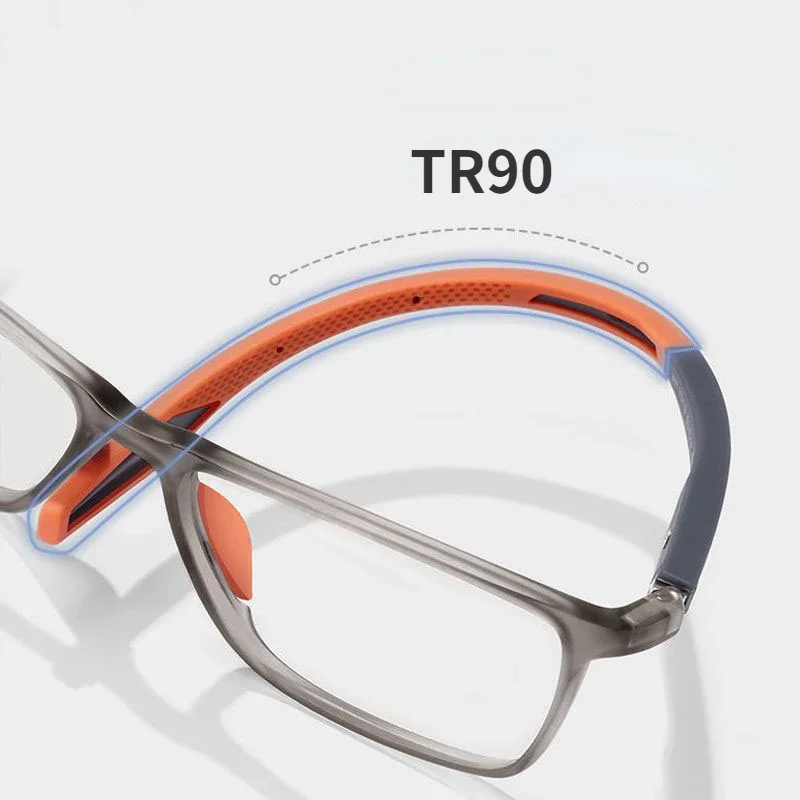 3 Colors Flexible Sport Reading Glasses TR90 Frame Lightweight Presbyopia Eyeglasses Unisex Anti-blue Light Far Sight Eyewear