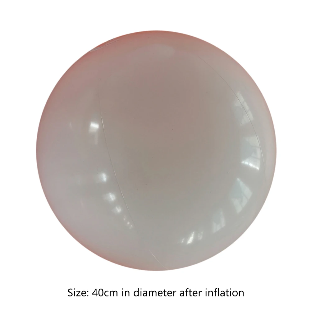 40CM 2025 Iatable Floating Pool new Light 16 Colors Glowing Beach Ball Outdoor Waterproof LED Swimming Pool Lamp For Party Accessories