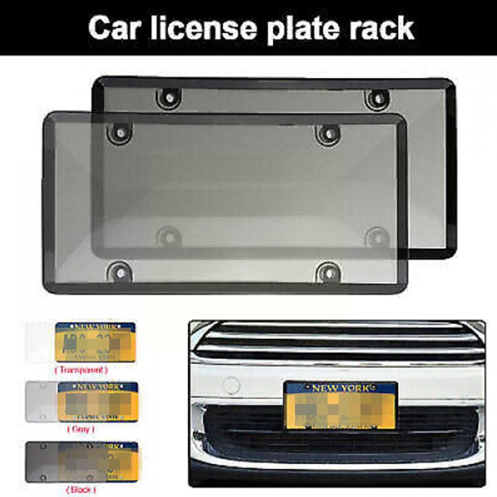 Clear Reflective Anti Speed Red Light Toll Camera Stopper License Frame Anti Shell Cover Plate Photos Plate Protective License