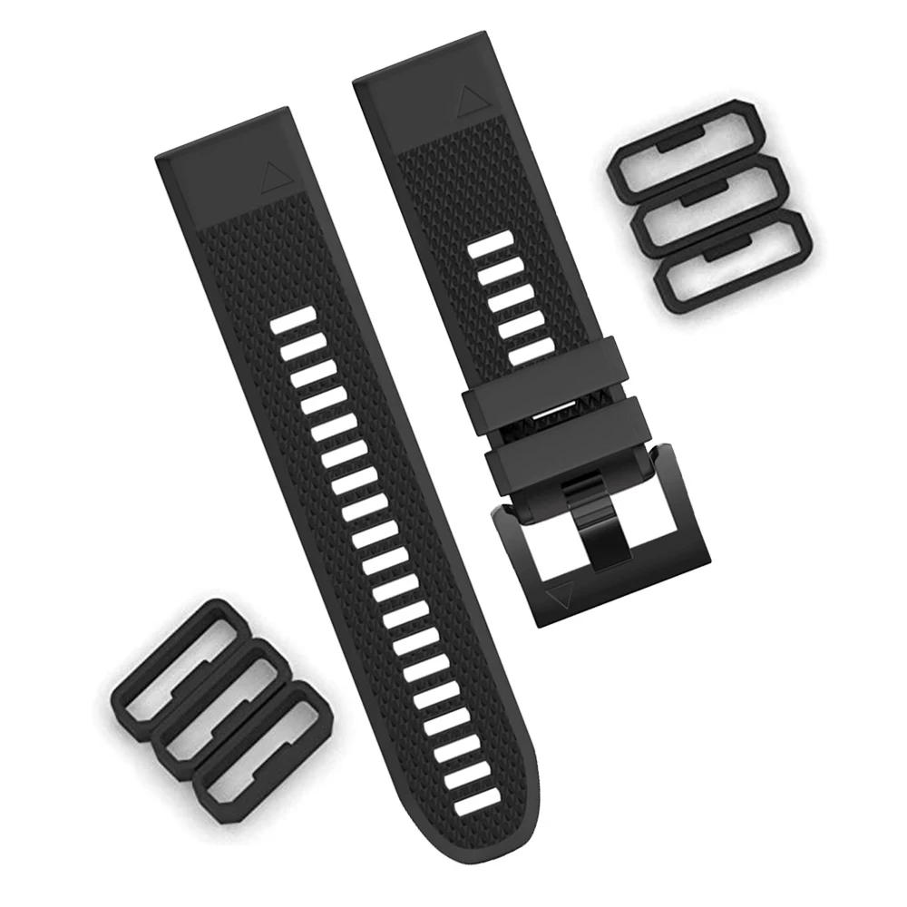 2-10pcs 20MM22MM 26MM Rubber Strap Belt Loops Watch Strap Holder Lock Replacement Loops Strap Holder for Carmine Huawei watches