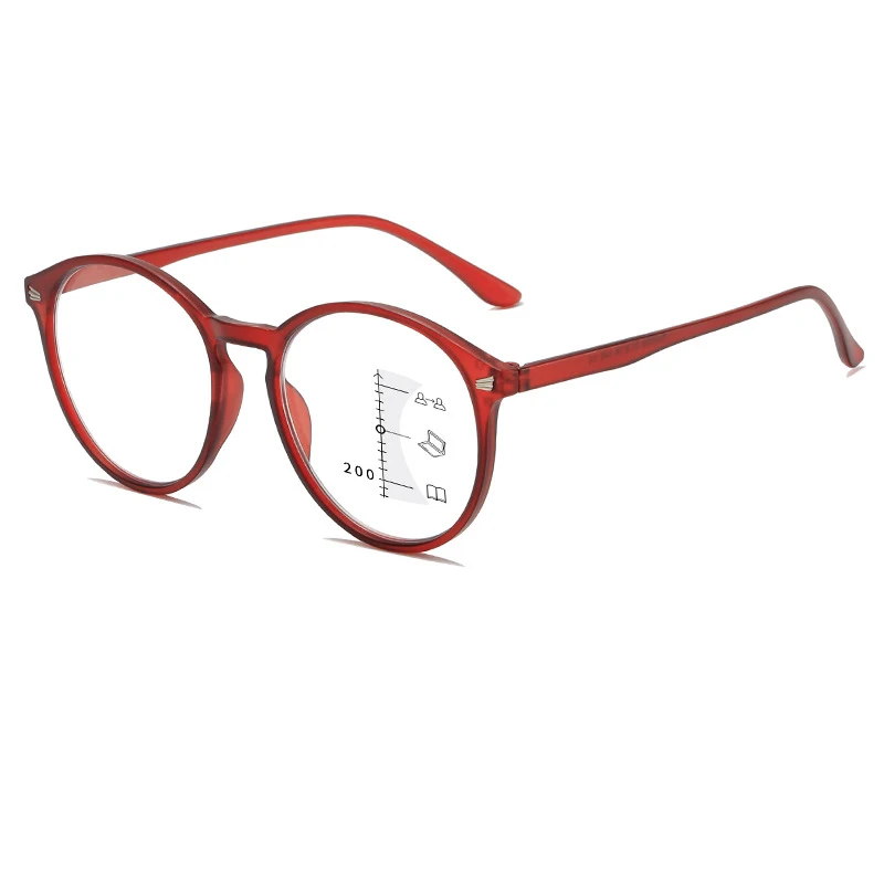 Multifocal Progressive Reading Glasses Men Intelligent Small Frame Ultralight Anti Blue Light Presbyopic Eyewear Women +1.0~+4.0