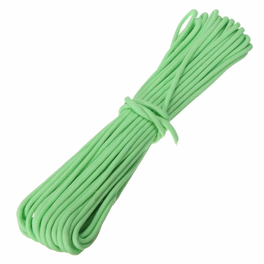 Yooupara Glow in the dark 2025 Luminous Paracord 550 new Parachute Cord Lanyard Rope 7 Strands Cores cuerda escalada Outdoor Survival