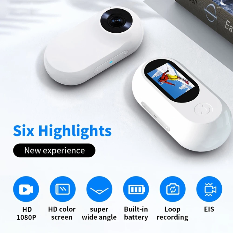 Update Dog Collars No Wifi Required Cat And Collar Camera With Video Recording Movement Mini Body Indoor/Outdoor Wireless