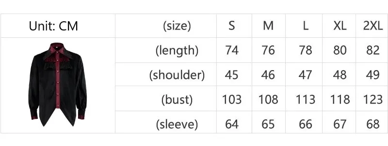 Mens Black Ruffled Pirate 2025 Shirts Vampire new Renaissance Victorian Steampunk Gothic Medieval Long Sleeve Shirt Men Halloween Costume
