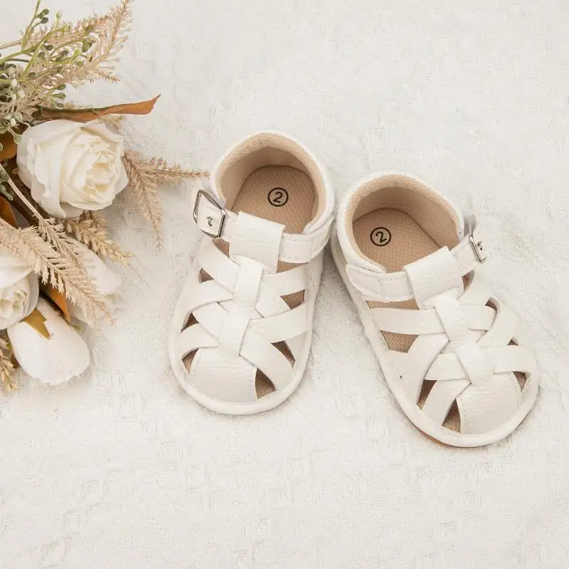 KIDSUN Baby Summer Sandals Infant Boy Girl Shoes Rubber Soft Sole Non-Slip new Toddler 2025 First Walker Baby Crib Newborn