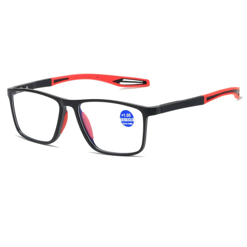 Ultralight TR90 Reading Glasses Frame for Men Women Anti Blue Light Presbyopia Sport Eyeglasses Computer Eyewear 0 +1.0to+4.0