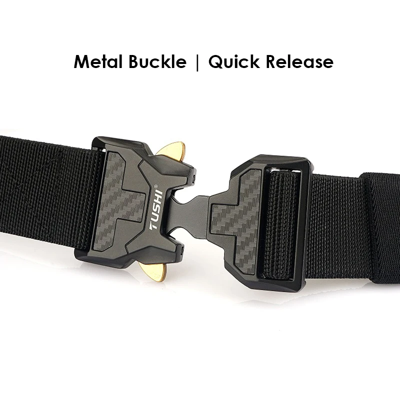 KOLBER Navy Blue Elastic Belt for Men Metal Buckle Quick Release Military Black Belt Tactical Outdoor Belt Casual Girdles Male