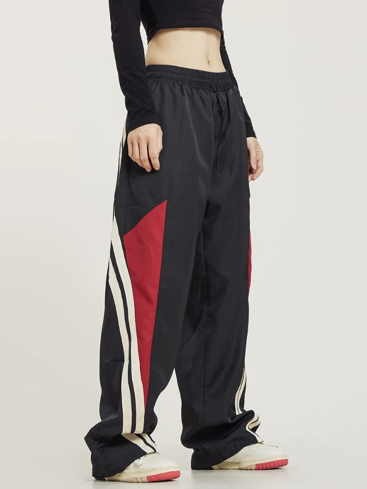 HOUZHOU 2025 Baggy Women Sweatpants new Wide Leg Joggers Casual Streetwear Y2k Vintage Korean Black Oversized Basic Sports Trouser Female