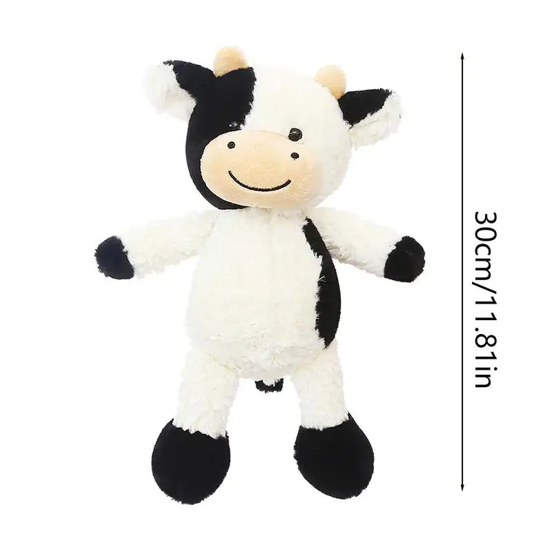 New Cow Stuffed Animal Cow Doll Toy Soft Cattle doll Plush Animals Throw Pillow Cow Design To Relax At Home School Or Amusement