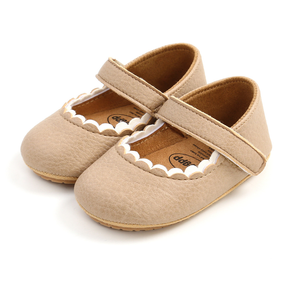 New Baby Shoes Baby Boy Girl Shoes Leather Rubber Sole Anti-slip Toddler First 2025 Walkers Infant Crib Shoes new Newborn Girl Moccasins