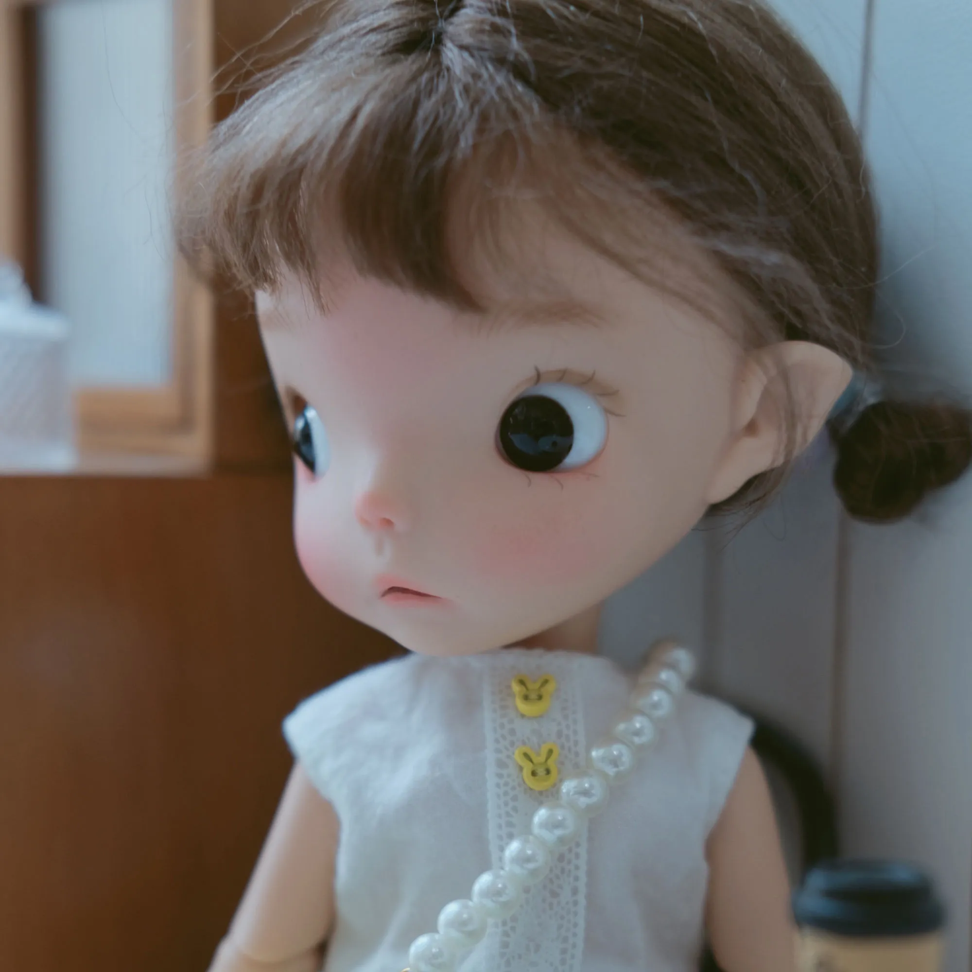 New 27cm BJD sd doll 1/6 Hot seller girl toy fleshy joint movable cute spot makeup big eyes