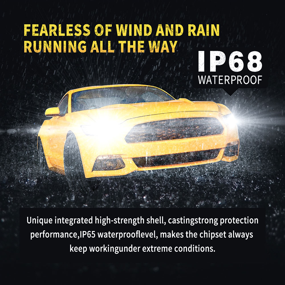 Infitary 4 Colors And Flash LED Car Headlights Auto H7 H4 H1 H3 H8 H9 H11 9005 9006 Flashing 3000K 6500K 10000K Fog Lights Lamps