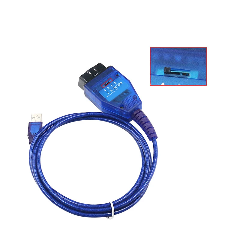 For VAG KKL 409 FTDI FT232RL chip with Switch Scanner tool OBD2 Diagnostic Cables For VAG-KKL 409.1 OBDII Code Reader