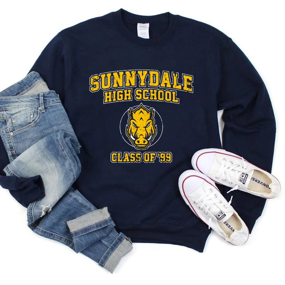 Buffy The Vampire 2025 Slayer Sweatshirt Sunnydale High School Unisex Hoodie new Sunnydale Class of 99 Tv Series Crewneck Sweatshirts