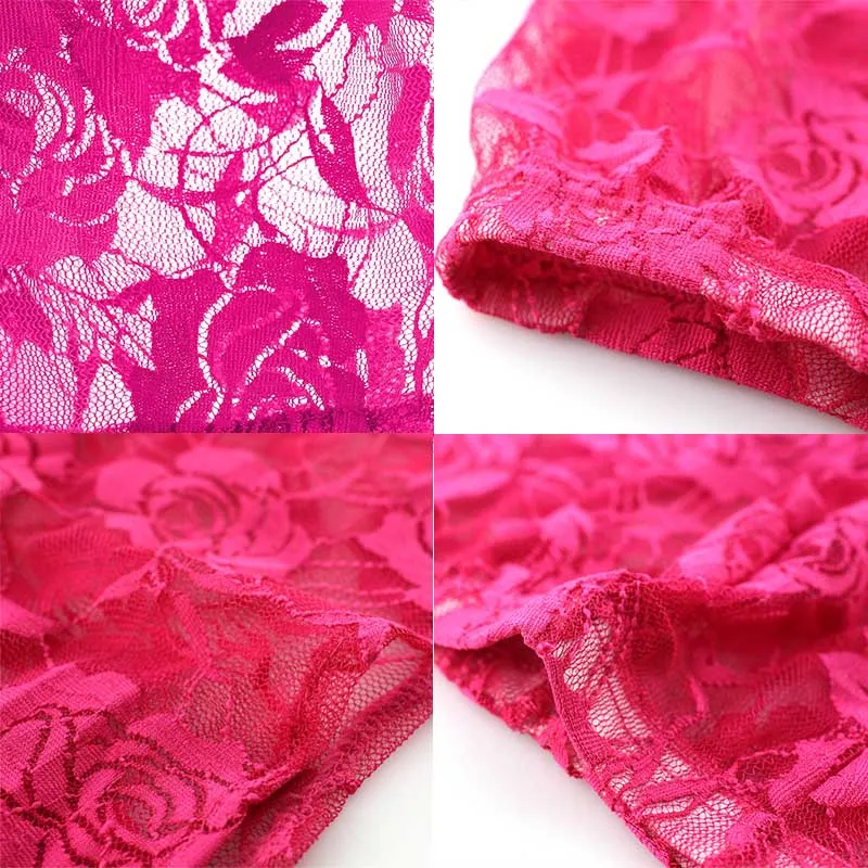 CLEVER-MENMODE Men's Sexy Sheer Porn Bra Lace Transparent Crop Top Breathable Sex Erotic Outfit Sissy Miin Bikini