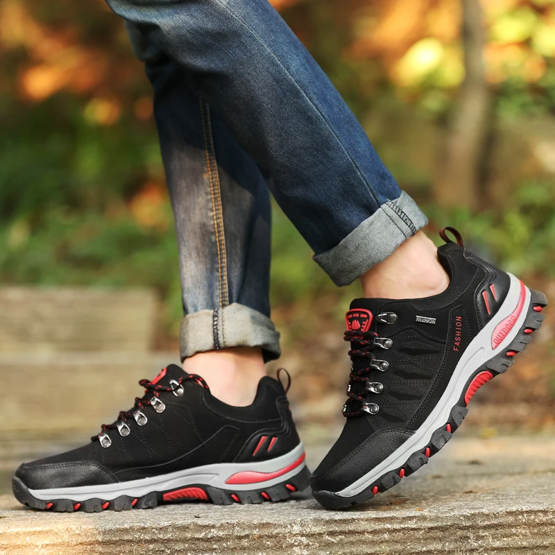 Shoes for Women Hiking Boots Men Winter Outdoor Walking Climbing Shoes Mountain Brand Luxury Sport Boots Hunting Mens Sneakers