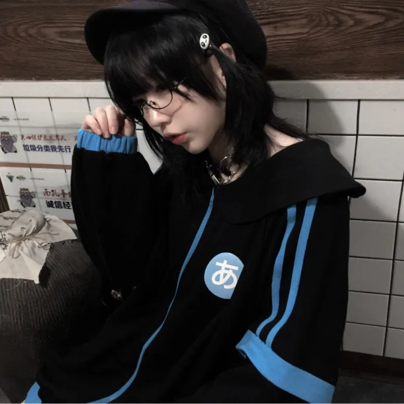 New Japanese new Kawaii Jackets Y2K 2025 Women Cute Oversized Sweatshirt Preppy Outwear Haruku Grunge Fairy Chaquetas Mujer Clothes